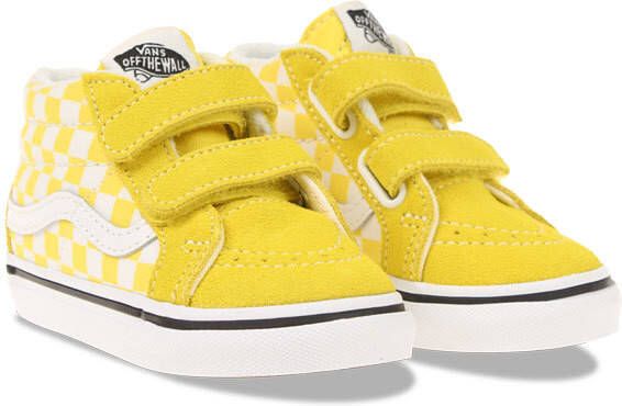 Vans Sneakers TD Sk8 Mid Reissue V Checkerboard Geel