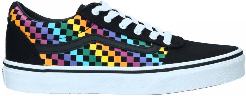 VANS Ward Rainbow Mini Check sneakers zwart/multi