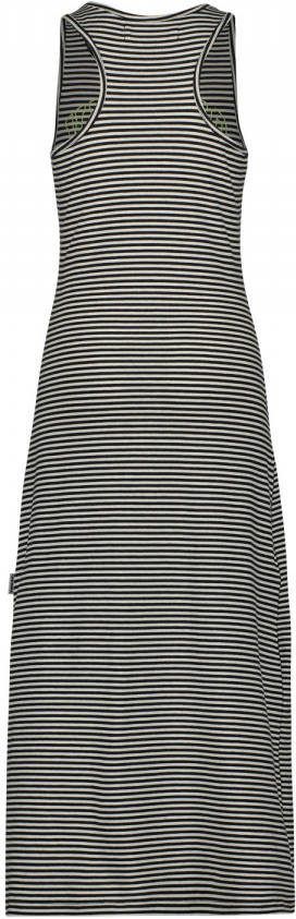 Vingino halter maxi jurk Pilane met all over print groen/multicolor
