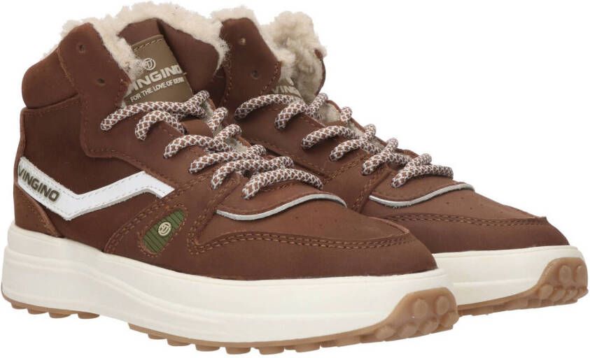 Vingino Max Mid Veterboot Jongens Bruin/Cognac