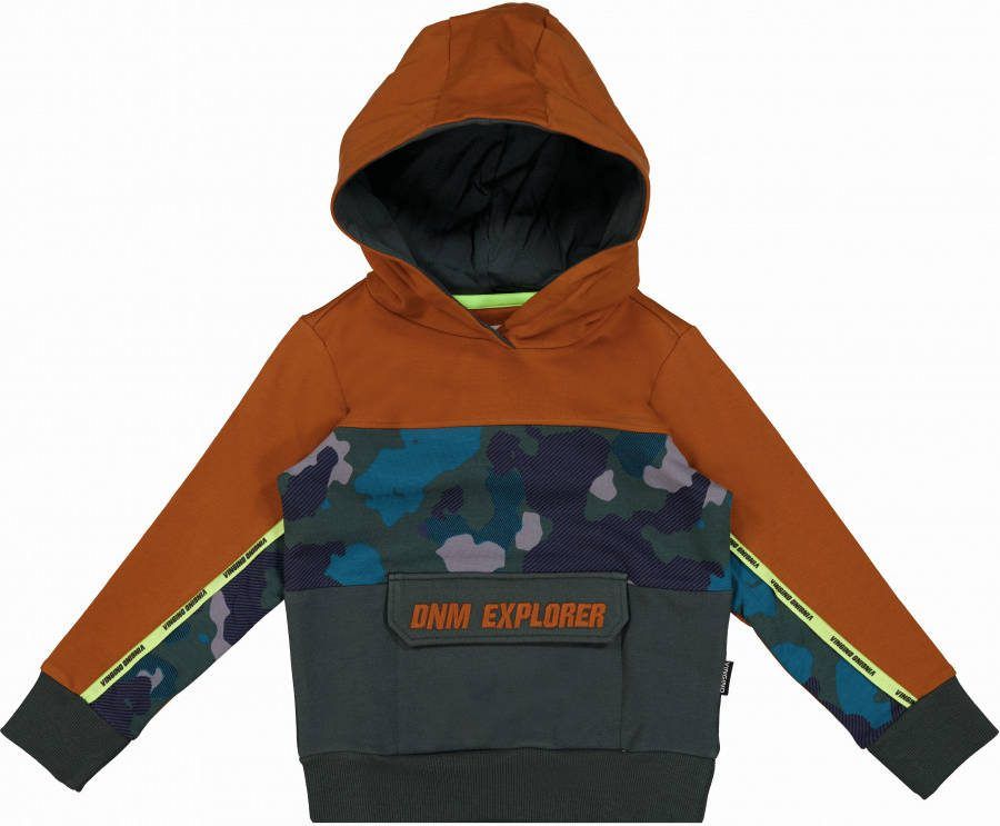 Vingino hoodie Nuri bruin/multicolor