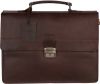 Burkely Schoudertas Vintage Dean Briefcase Bruin online kopen