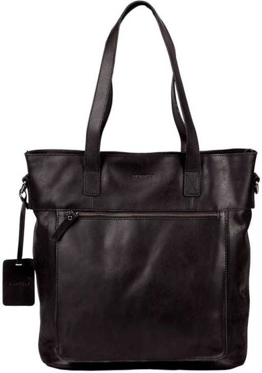Burkely Shoppers Vintage Jade Laptopshopper 14 Inch Zwart