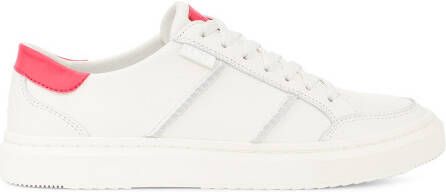 Ugg Alameda Sneaker voor Dames in Bright White/Red Pepper,, Leder