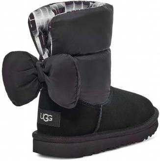 Ugg Bailey Maxi laars met strik voor Grote Kinderen in Black,, Textiel