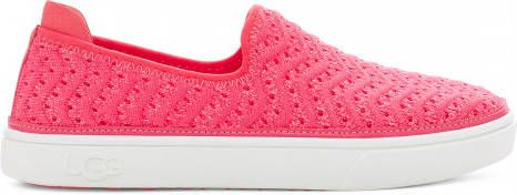 Ugg Caplan Slip Sneaker voor Babies in Strawberry Metallic Knit