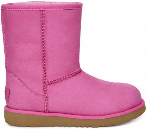 Ugg Classic Short Weather laarzen voor Grote Kinderen in Pink,, Leder