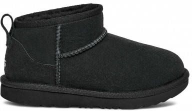 Ugg Classic Ultra korte laars voor Grote Kinderen in Black,, Leder