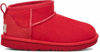Ugg Classic Ultra korte laars voor Grote Kinderen in Red,, Leder