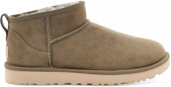Ugg Classic Ultra Mini laarzen voor Dames in Green,, Leder