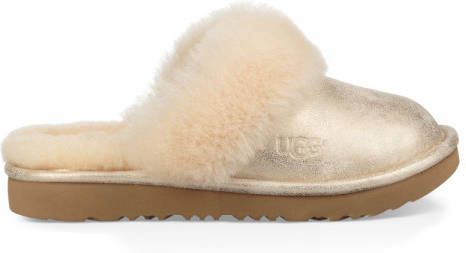 Ugg Cozy II Metallic Pantoffels voor Grote Kinderen in Gold,, Shearling