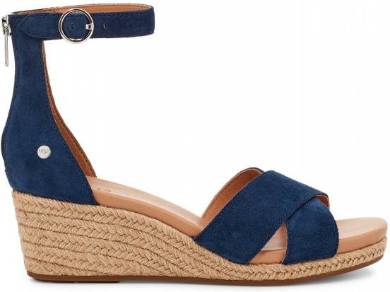 Ugg Eugenia Sandales voor Dames in Navy Suede