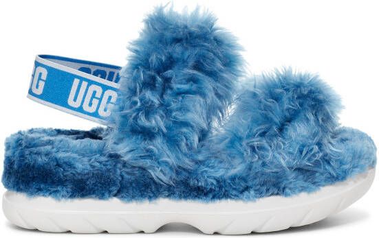 Ugg Fluff Sugar Vegan Sandales voor Dames in Blue,, Sustainable