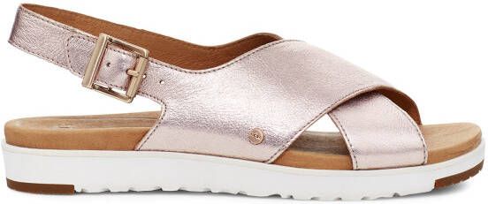 Ugg Kamile Sandalen voor Dames in Pink,, Leder