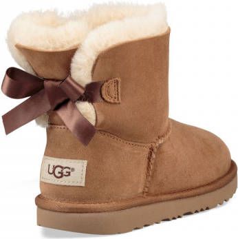 Ugg Mini Bailey Bow II Laarzen voor Peuters in Chestnut,| Shearling
