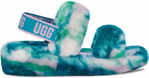 Ugg Oh Yeah Marble Sandalen voor Dames in Aquatic Blue