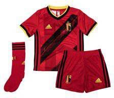 adidas België Thuisshirt EURO 2020 Mini Kit Kinderen