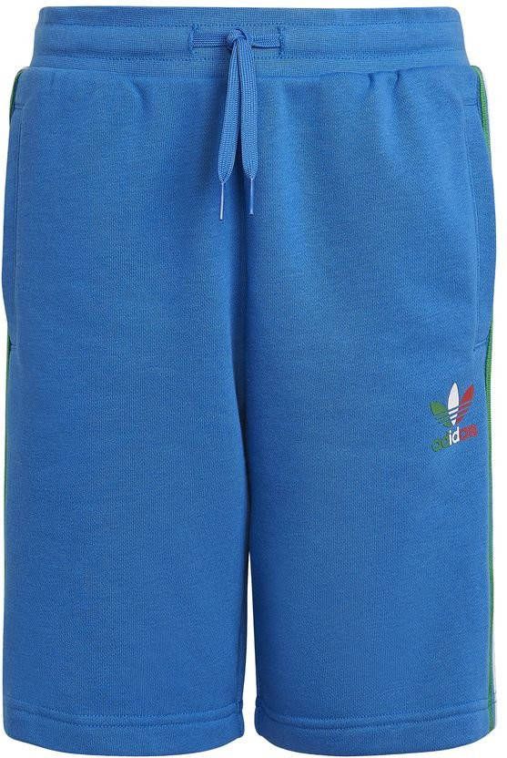 adidas Originals Sweatshorts 3 Stripes Italië Blauw Kinderen