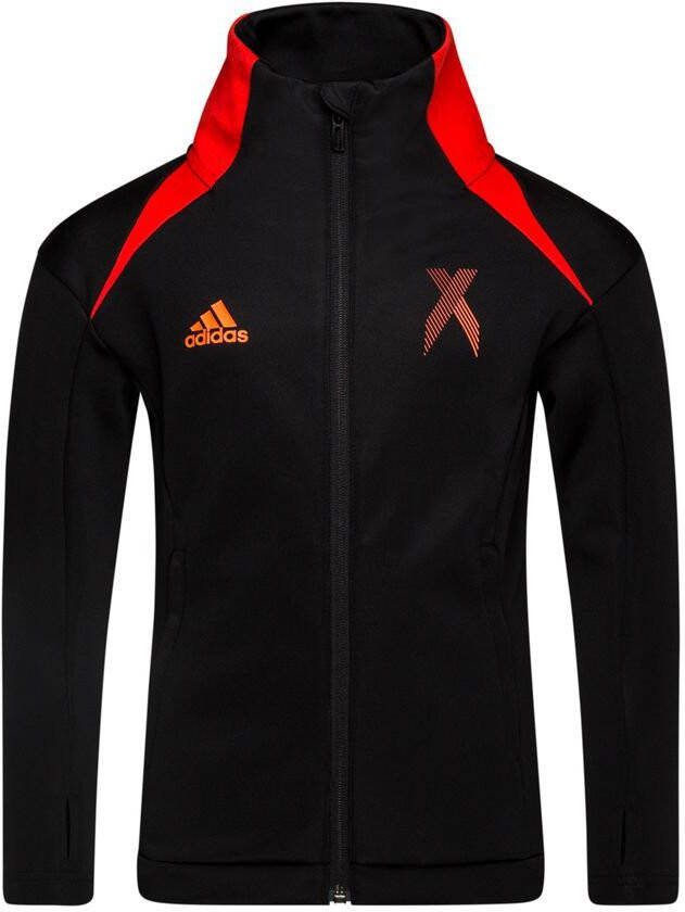 adidas Track Top Aeroready X Zwart/Rood Kinderen