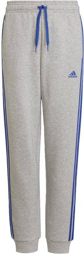 adidas Trainingsbroek Fleece Essentials 3 Stripes Grijs/Blauw Kinderen