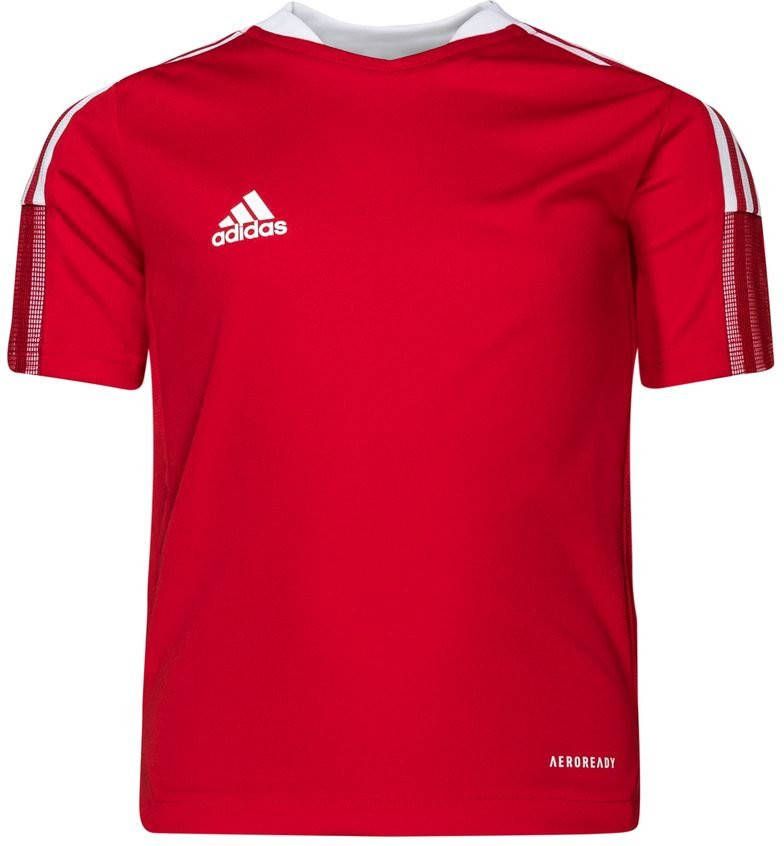 Adidas Tiro21 Jersey basisschool T Shirts Red 100% Polyester