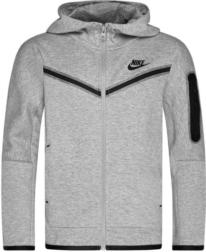 Nike Sportswear Tech Fleece Hoodie met rits voor jongens Grijs