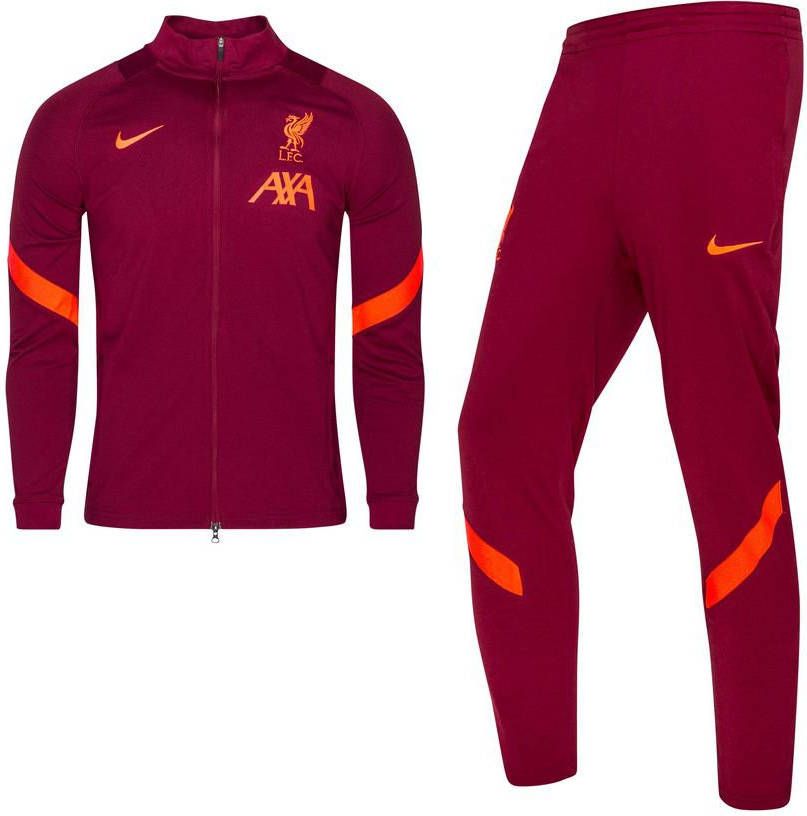 Nike Kids Liverpool FC Strike Nike voetbaltrainingspak met Dri FIT voor kids Rood