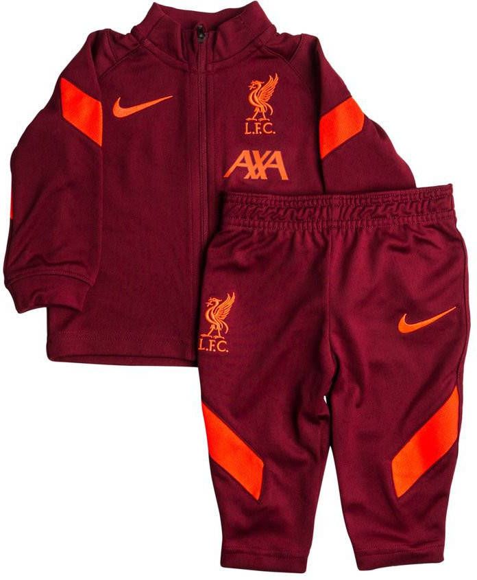 Nike Liverpool FC Strike Knit voetbaltrainingspak voor baby's Rood