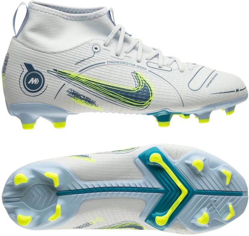 Nike Mercurial Superfly 8 Academy MG The Progress Grijs/Blauw Kinderen