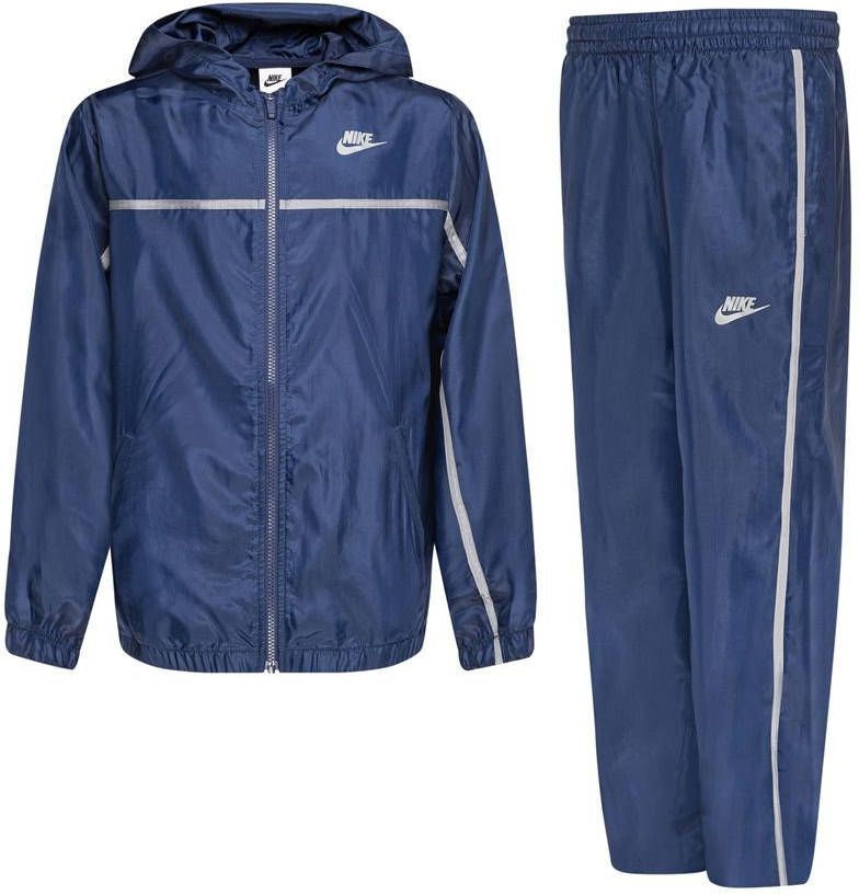 Nike Trainingspak NSW Woven Navy/Grijs Kinderen