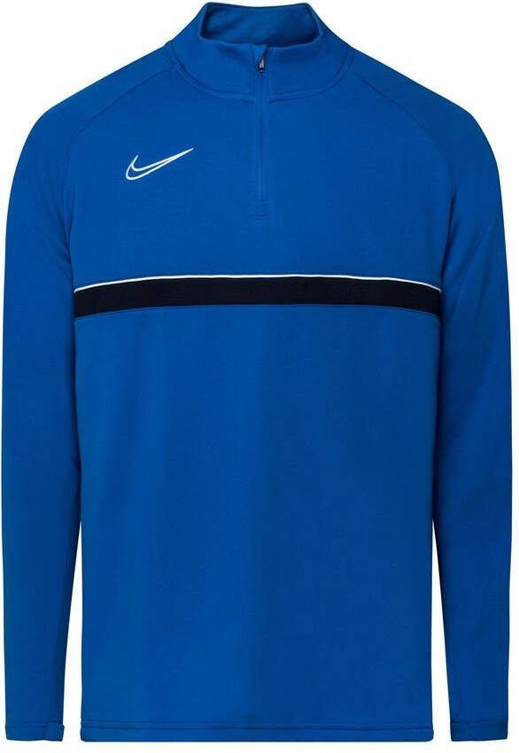 Nike Trainingsshirt Academy 21 Drill Top Blauw/Wit Kinderen