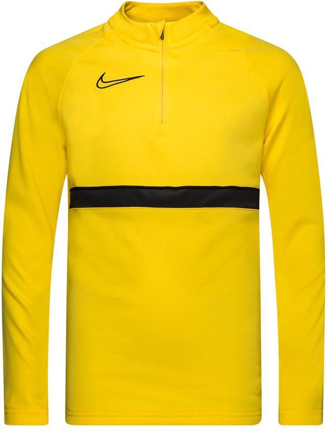 Nike Trainingsshirt Academy 21 Drill Top Geel/Zwart/Grijs Kinderen