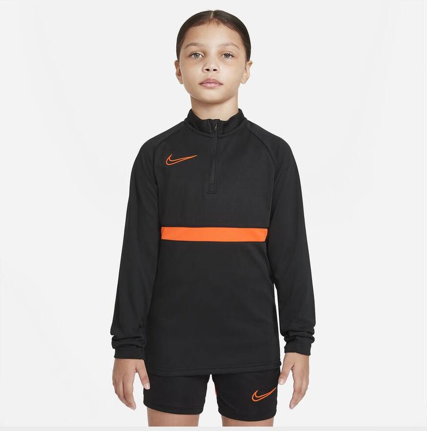 Nike Trainingsshirt Dri FIT Academy 21 Zwart/Oranje Kinderen