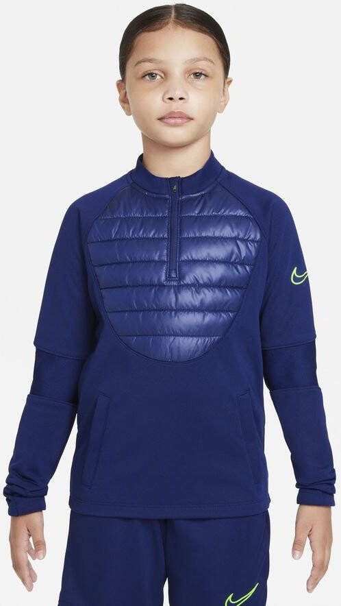 Nike Kids Nike Therma FIT Academy Winter Warrior Voetbaltrainingstop voor kids Blauw