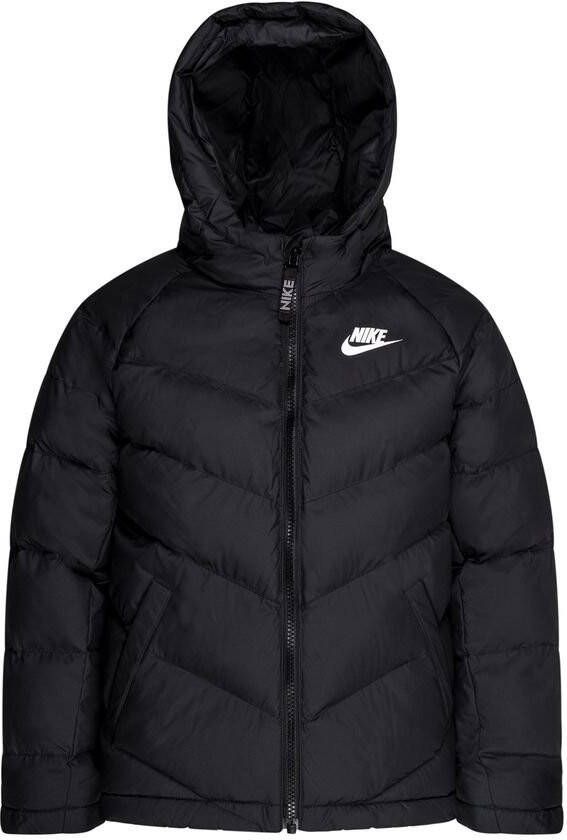 Nike Sportswear Gewatteerde Jas Junior Black/Black/Black/White Kind