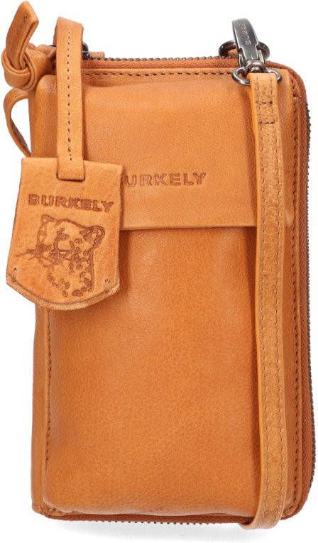 Burkely Just Jolie Phone Wallet Cognac Portemonnee