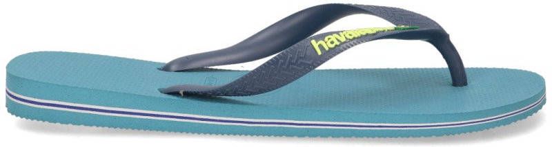 Havaianas Slippers Kids Brasil Logo Blauw