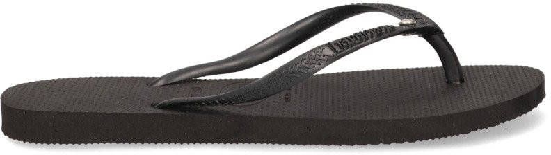 Havaianas Slim Crystal Sw II teenslippers met siersteen zwart