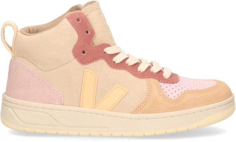 Veja Hoge leren sneakers met veters V 15