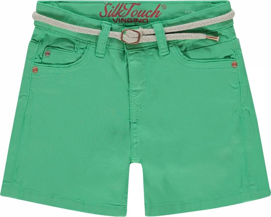 VINGINO ! Meisjes Korte Broek -- Groen Katoen/elasthan