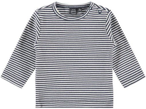 Babyface baby gestreepte longsleeve donkerblauw