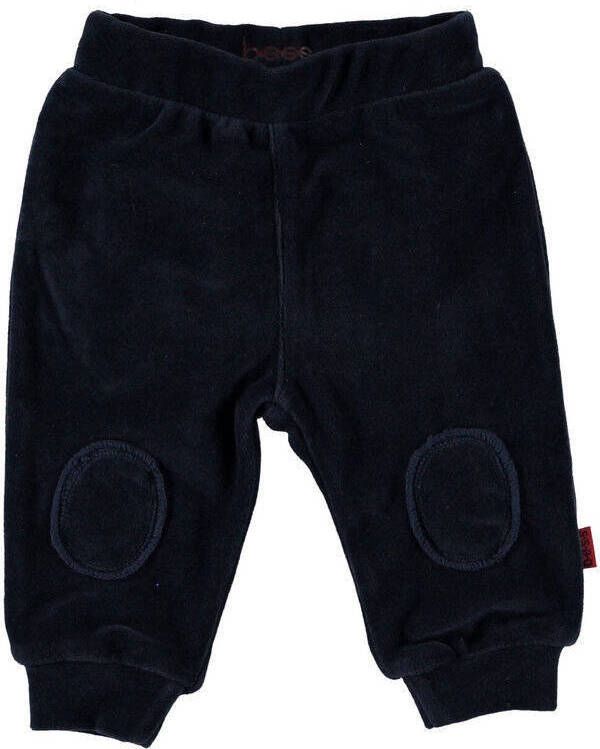 B*E*S*S B.E.S.S baby velours regular fit broek blauw