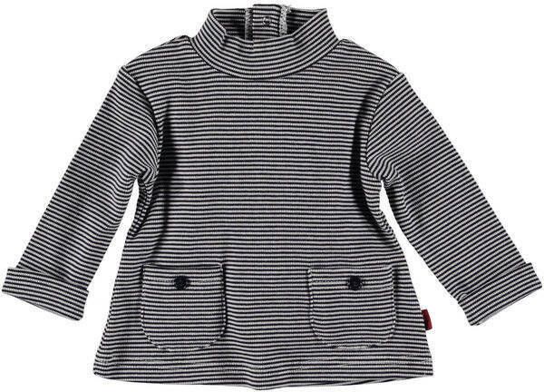 B*E*S*S B.E.S.S baby gestreepte longsleeve donkerblauw/wit