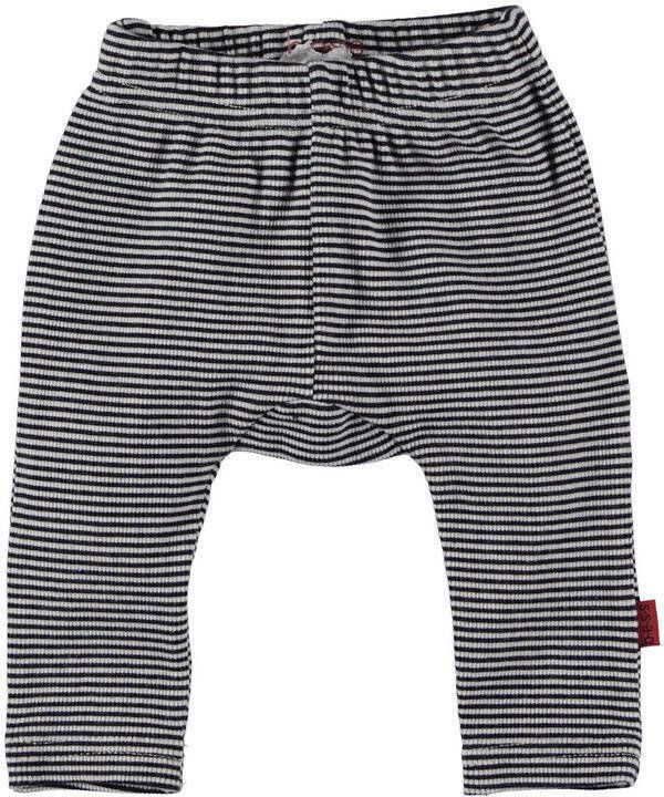 B*E*S*S B.E.S.S baby gestreepte slim fit broek blauw/wit