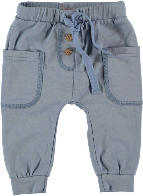 Bess ! Jongens Lange Broek Maat 56 Blauw Katoen/elasthan