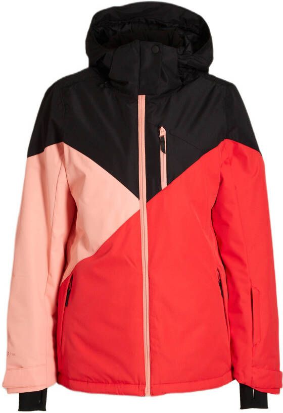 Brunotti ski jack Sheerwater rood/roze/zwart