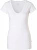 Claesens Women T Shirt V Neck s/s White(cl 8010 ) online kopen