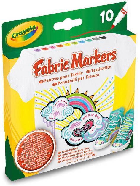 Crayola textielstiften 10 stuks