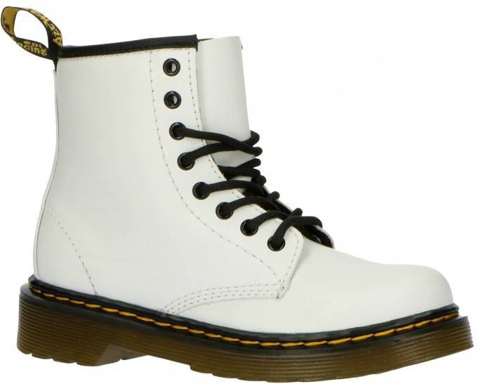 Dr Martens Dr. Martens 1460 J White Romario leren veterboots wit