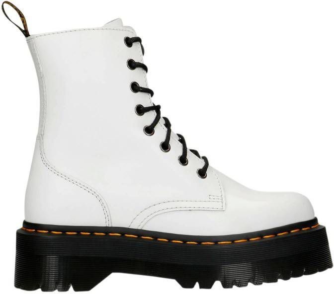 Dr Martens Dr. Martens Jadon leren veterboots wit